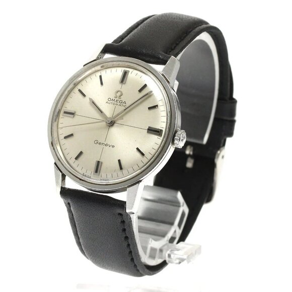 OMEGA Geneve 165.002 Cal.552 Vintage Silver Dial Automatic Men's Watch